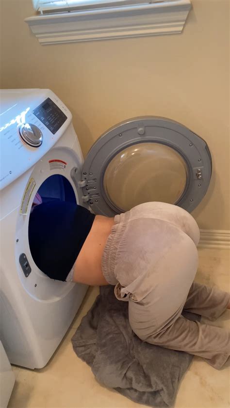Seems like you have gone past the first step already. . Sister stuck in dryer